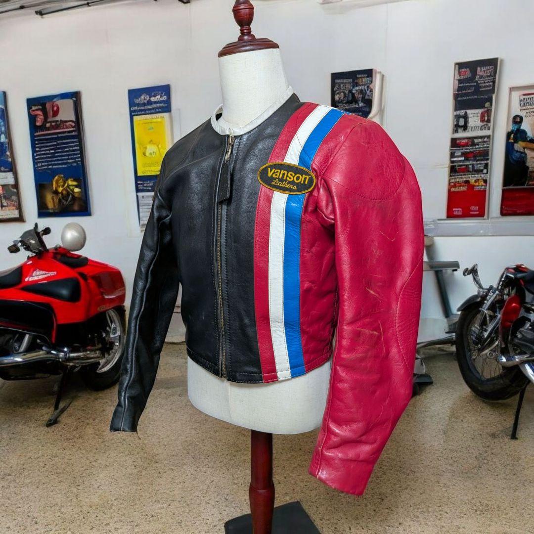 vanson レザーライダースジャケット 38