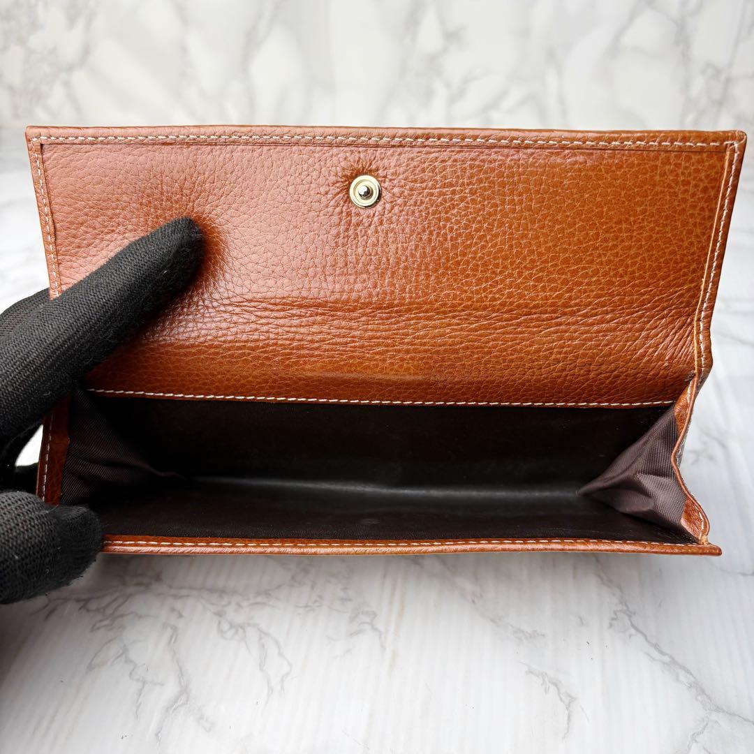 38 美品 GUCCI 長財布 GGキャンバス リボン シェリーライン l2