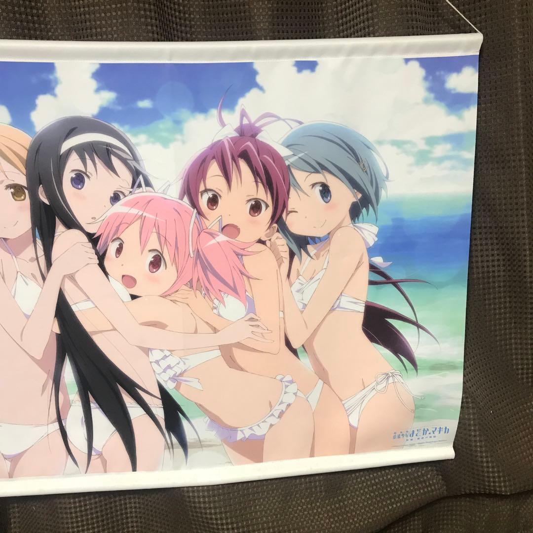 ［激レア品！］ まどかマギカ 水着 Ｂ1 タペストリー コミケ限定 美品！