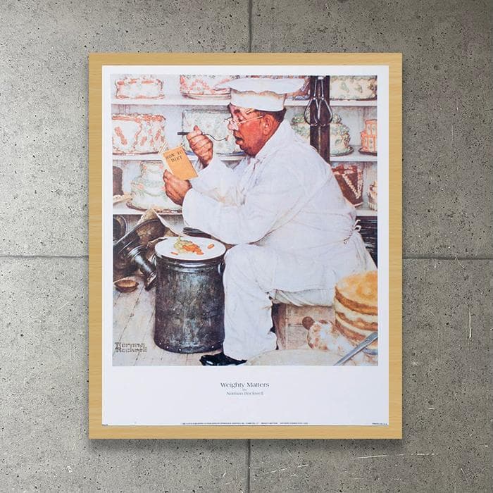 額装品/Weighty/ノーマン ロックウェル/インテリア/アート/ポスター