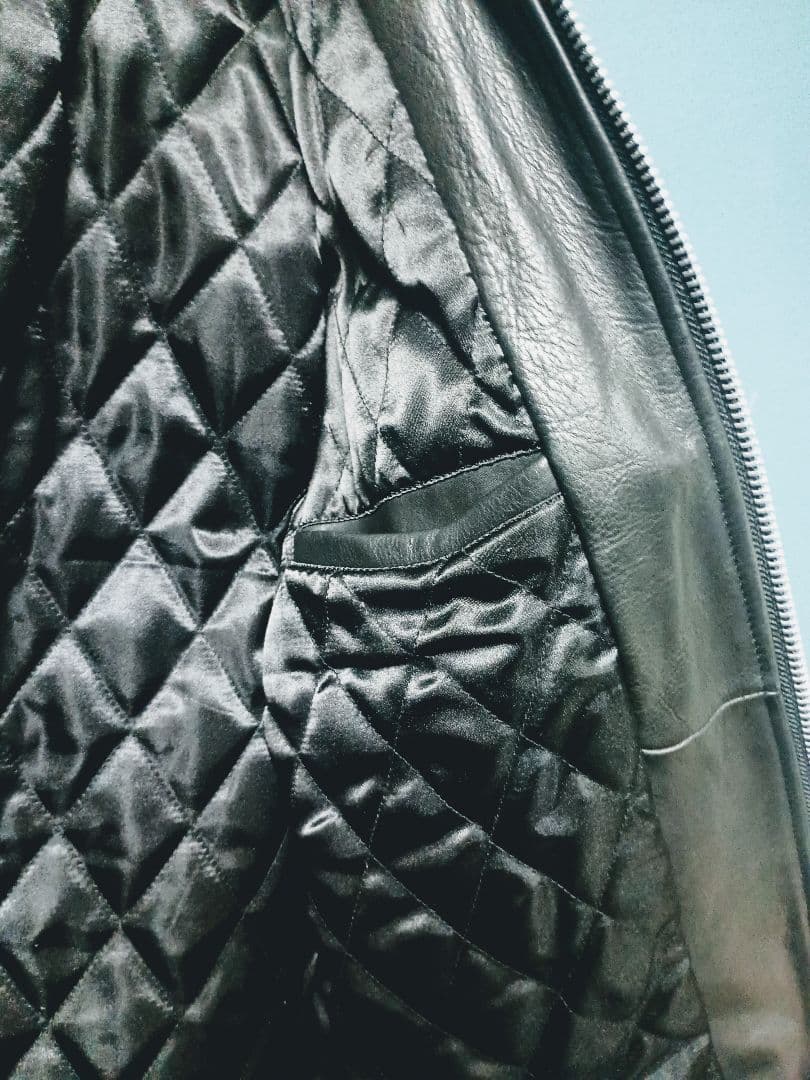 CRIMIE レザーシングルライダースジャケット