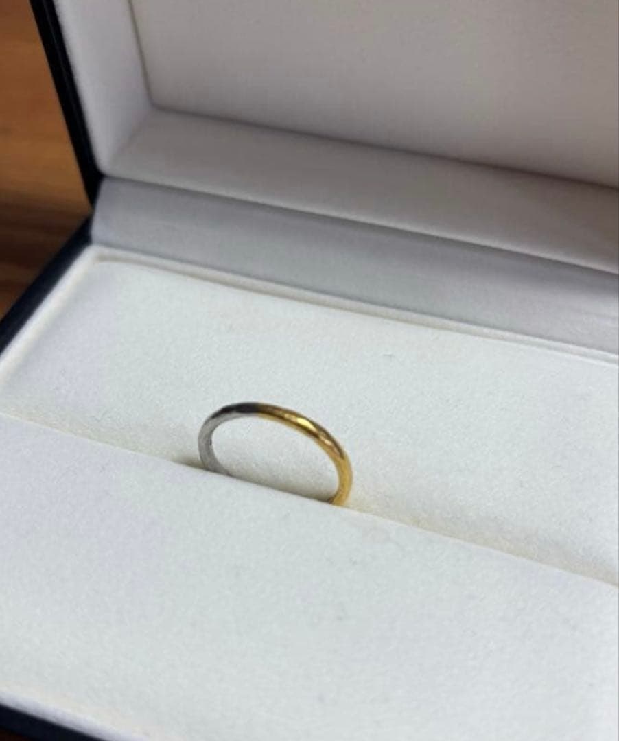 美品/ MALCOLM BETTS K22×Pt ハーフハンマリング13号