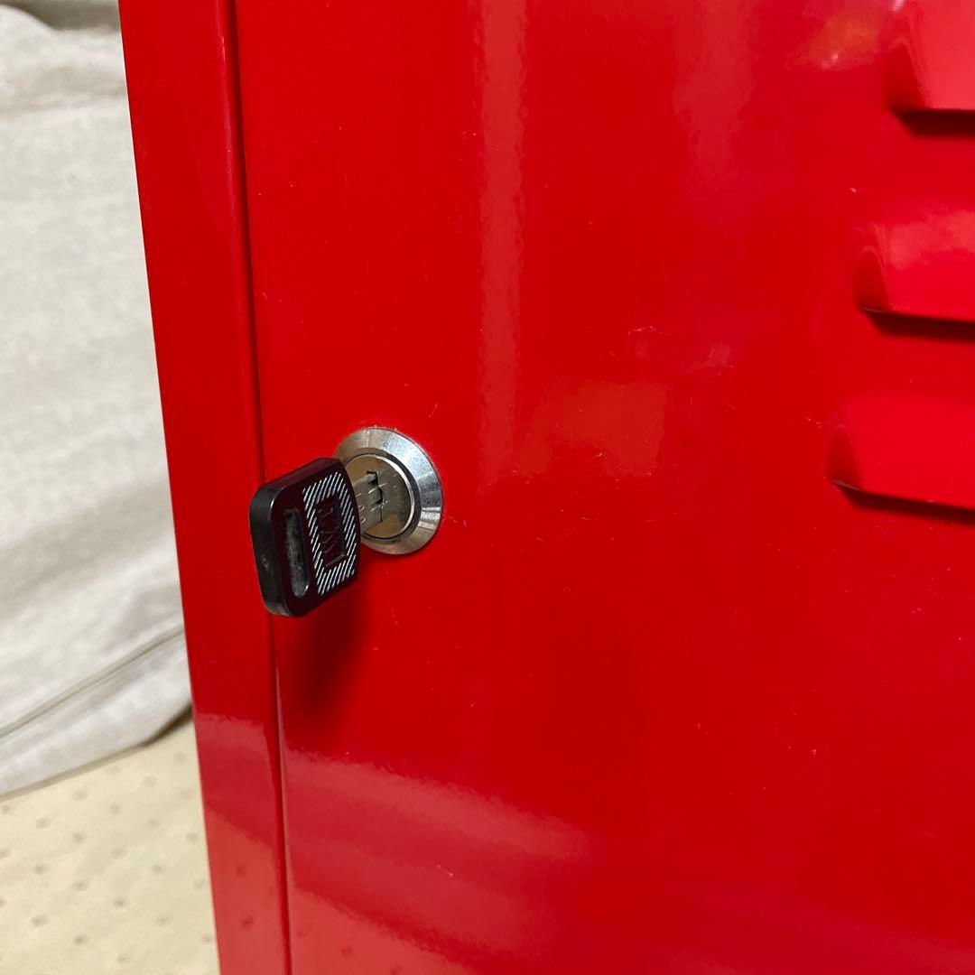 IKEA PS キャビネット　小　レッド　赤