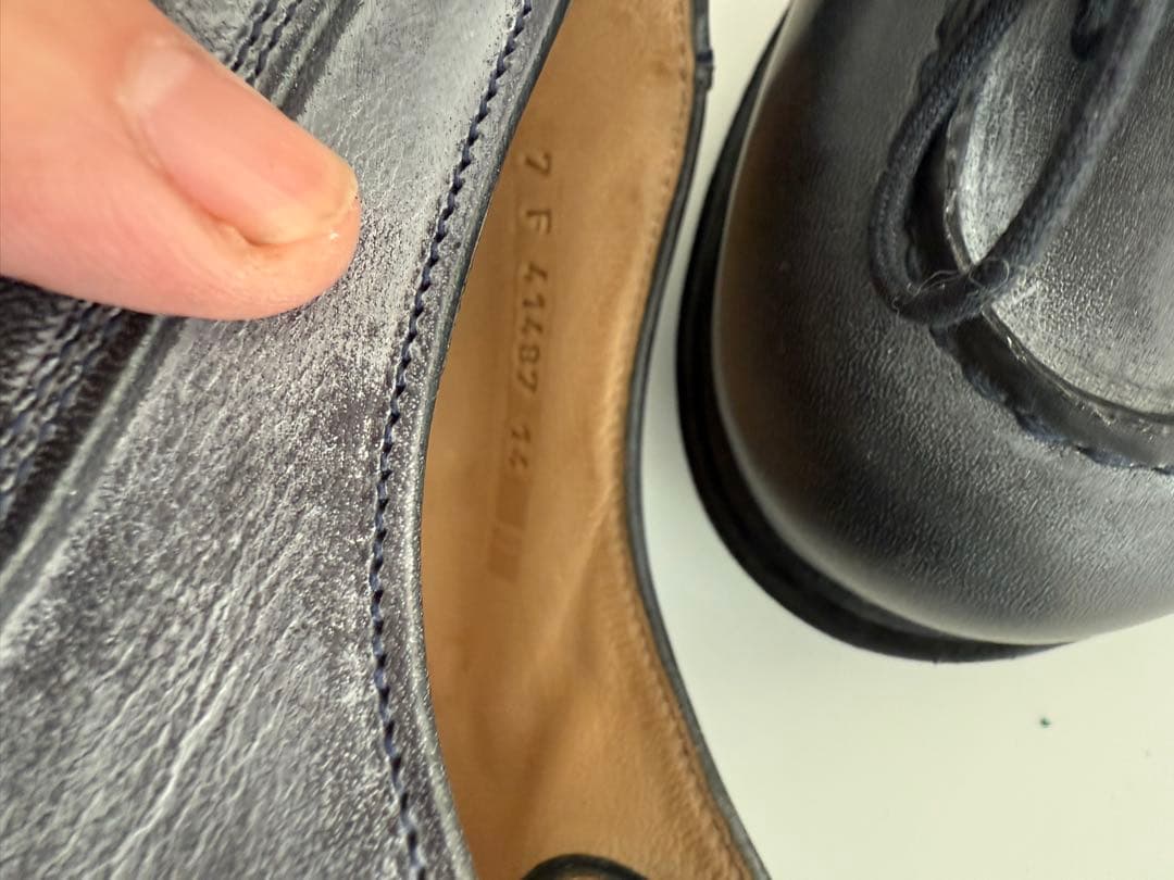 パラブーツ　シャンボード　ネイビー