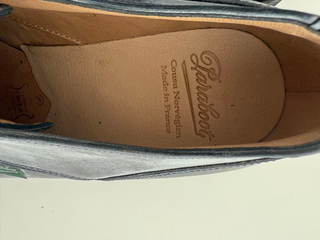 パラブーツ　シャンボード　ネイビー