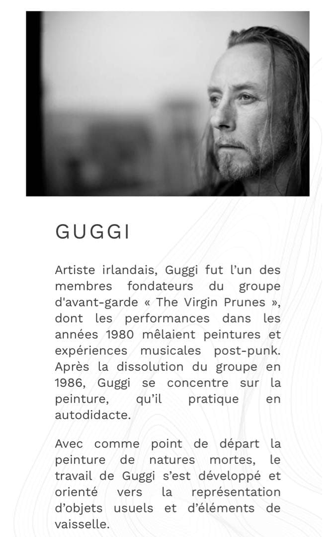 グッギ展（グギ展）海外ポスター①70×50 Guggi VirginPrunes