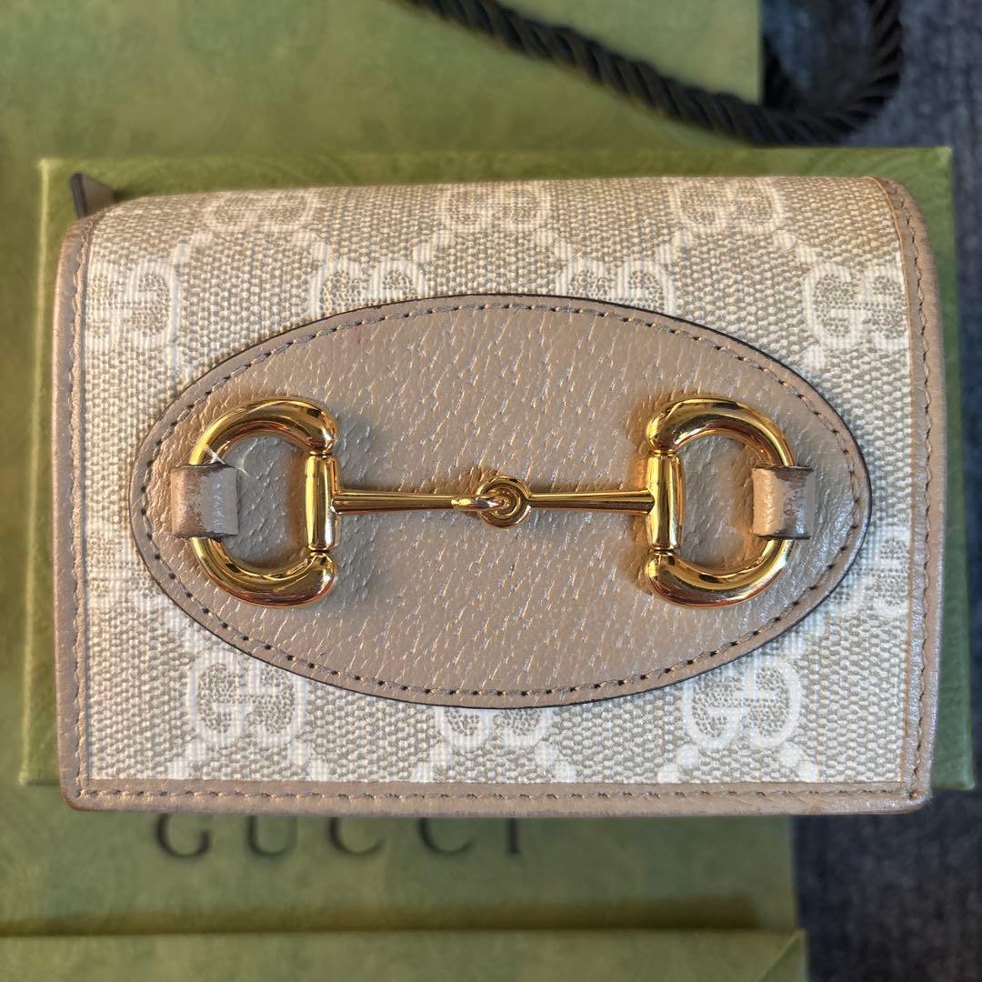 GUCCI GG 〔グッチ ホースビット 1955〕スモールウォレット 財布
