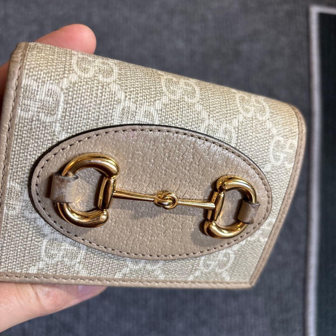 GUCCI GG 〔グッチ ホースビット 1955〕スモールウォレット 財布