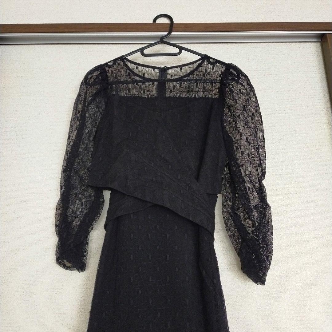 【希少】エトル カシュクールデザインフレアドレス ワンピース