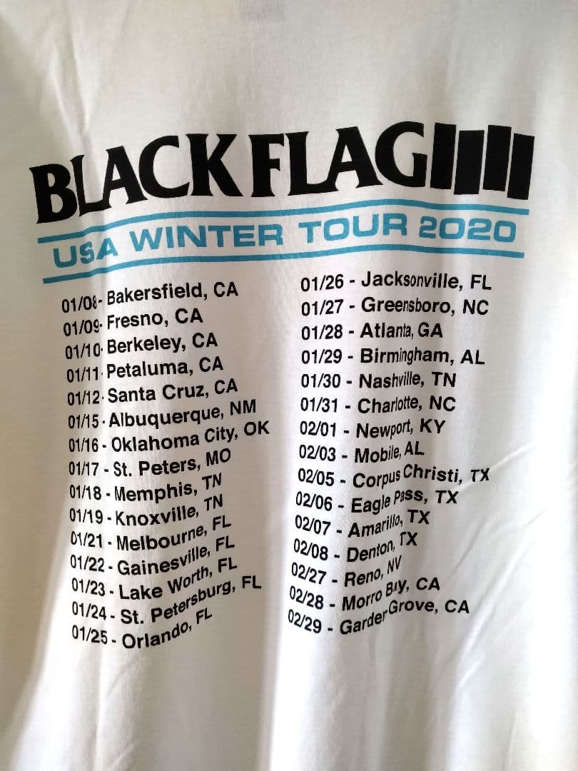 BLACK FLAG ブラックフラッグ Tシャツ　ロンT　長袖　新品未使用