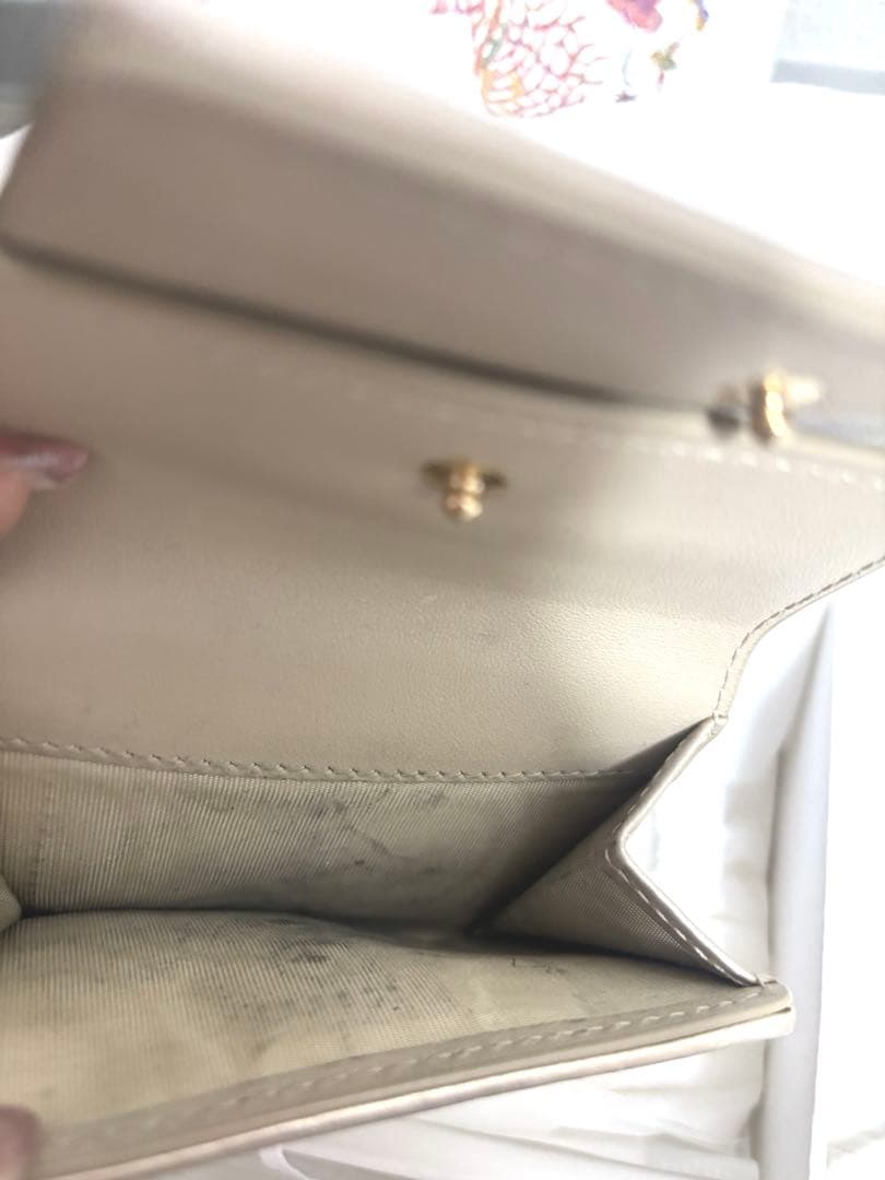 正規品　Dior ゴールド 二つ折り財布