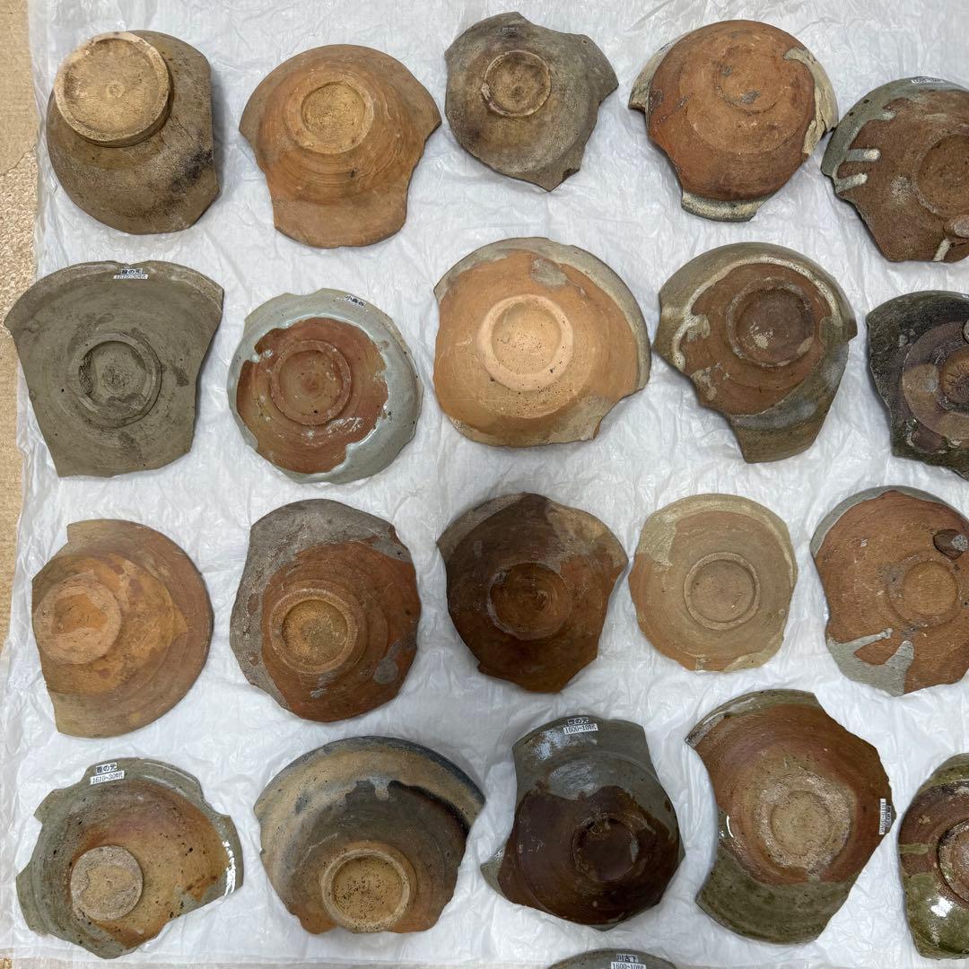 古唐津 陶片46点 原明窯 山瀬窯 小森谷窯 阿房谷窯 錆谷窯など まとめ売り