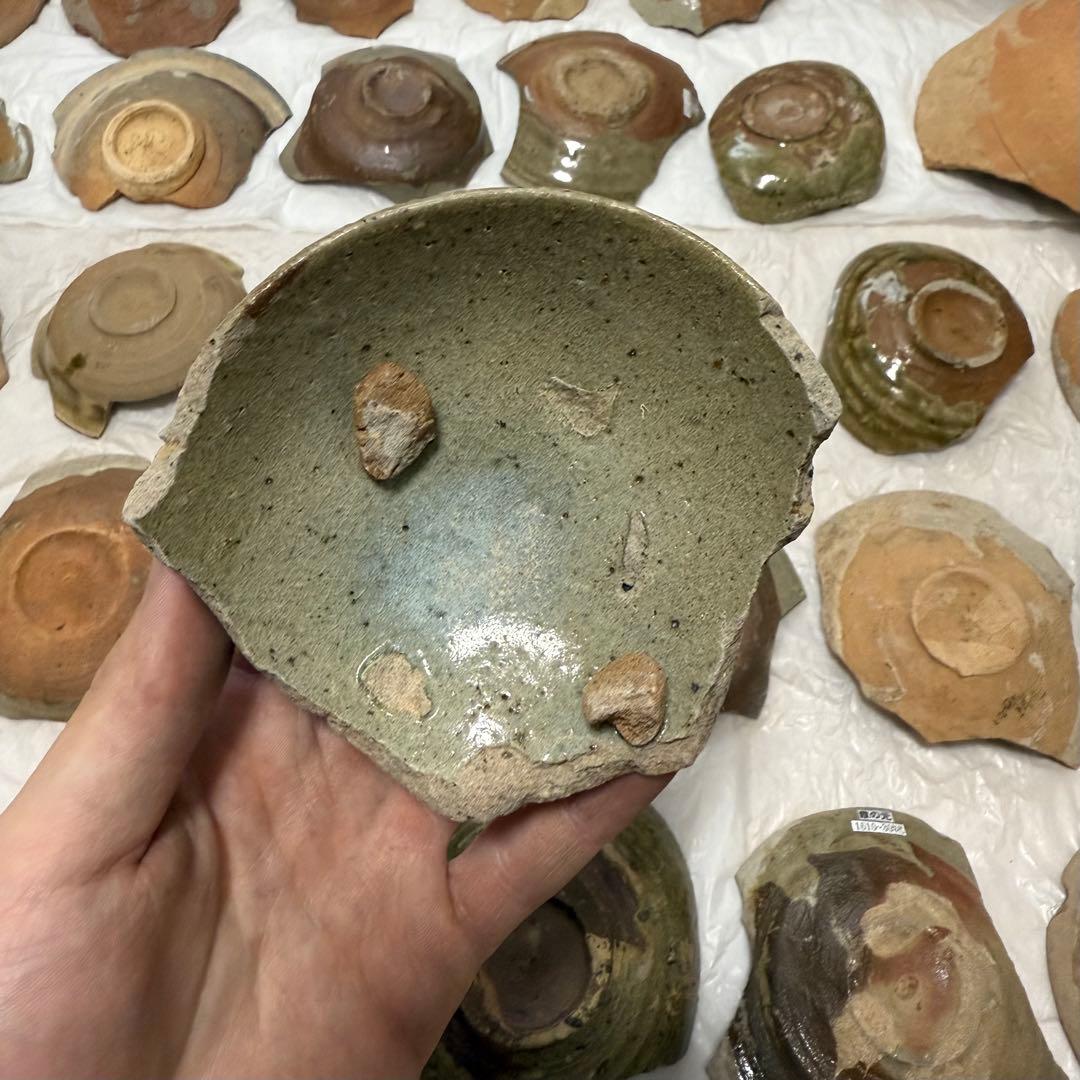 古唐津 陶片46点 原明窯 山瀬窯 小森谷窯 阿房谷窯 錆谷窯など まとめ売り