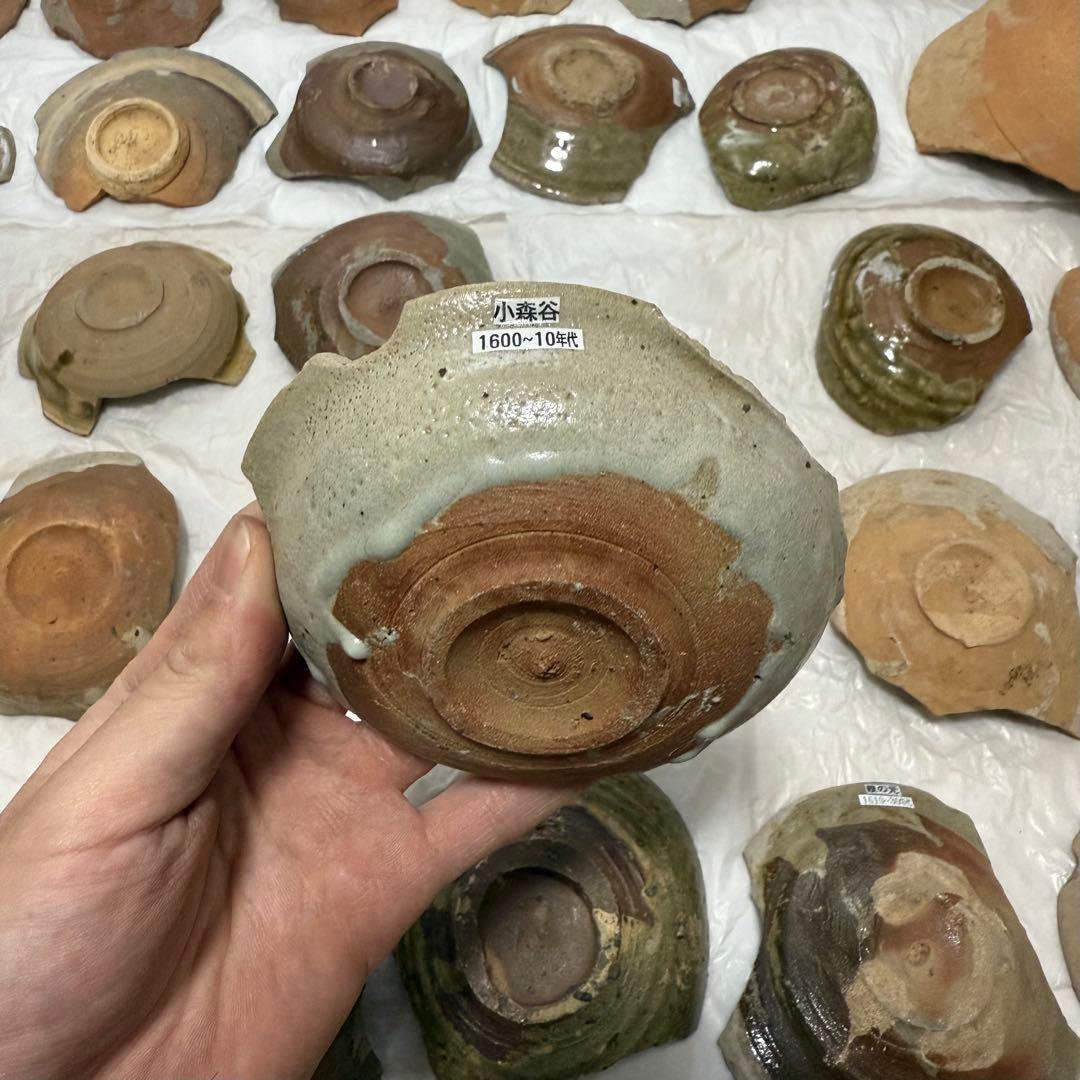 古唐津 陶片46点 原明窯 山瀬窯 小森谷窯 阿房谷窯 錆谷窯など まとめ売り