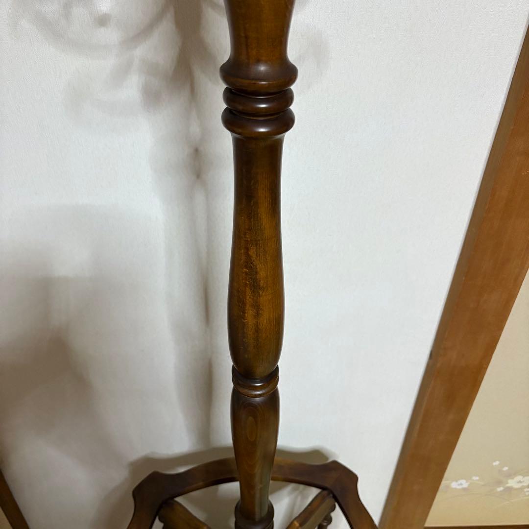 カリモク ポールハンガー コートハンガー 傘立て　帽子掛昭和　レトロ　オールド