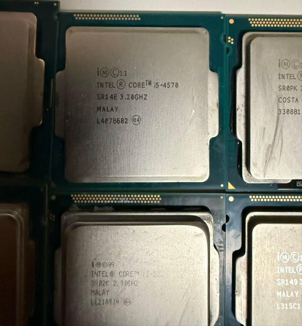 Intel CPU セット 9個　i7 i5 i3 まとめ売り　インテル