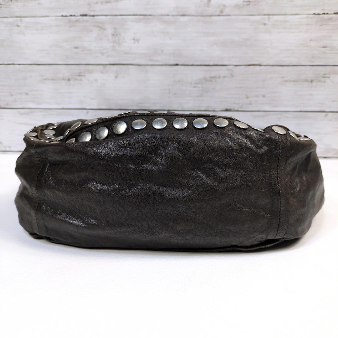 MARNI studs leather bag brown ショルダー スタッズ