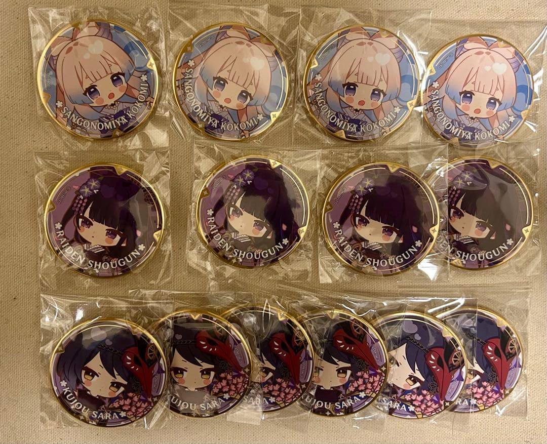 原神　スイパラ　コラボカフェ ミニキャラトレーディング缶バッジまとめ売り　35個