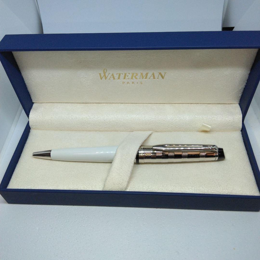 Waterman エキスパートDXホワイトCTBPボールペン