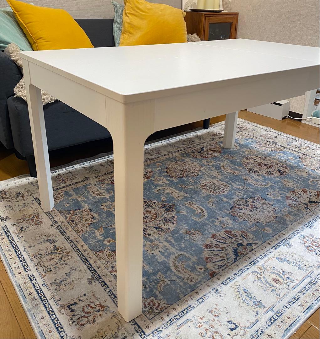 【ソファに合う】IKEAテーブル　高さ低め　65cm カフェテーブル　伸長できる