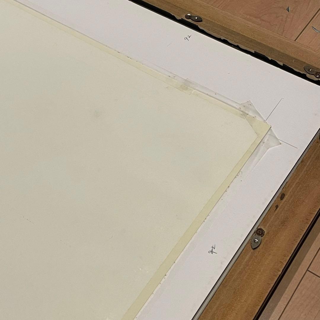 Joan Miro 特大 ビンテージポスター 木製フレーム 絵画 アート