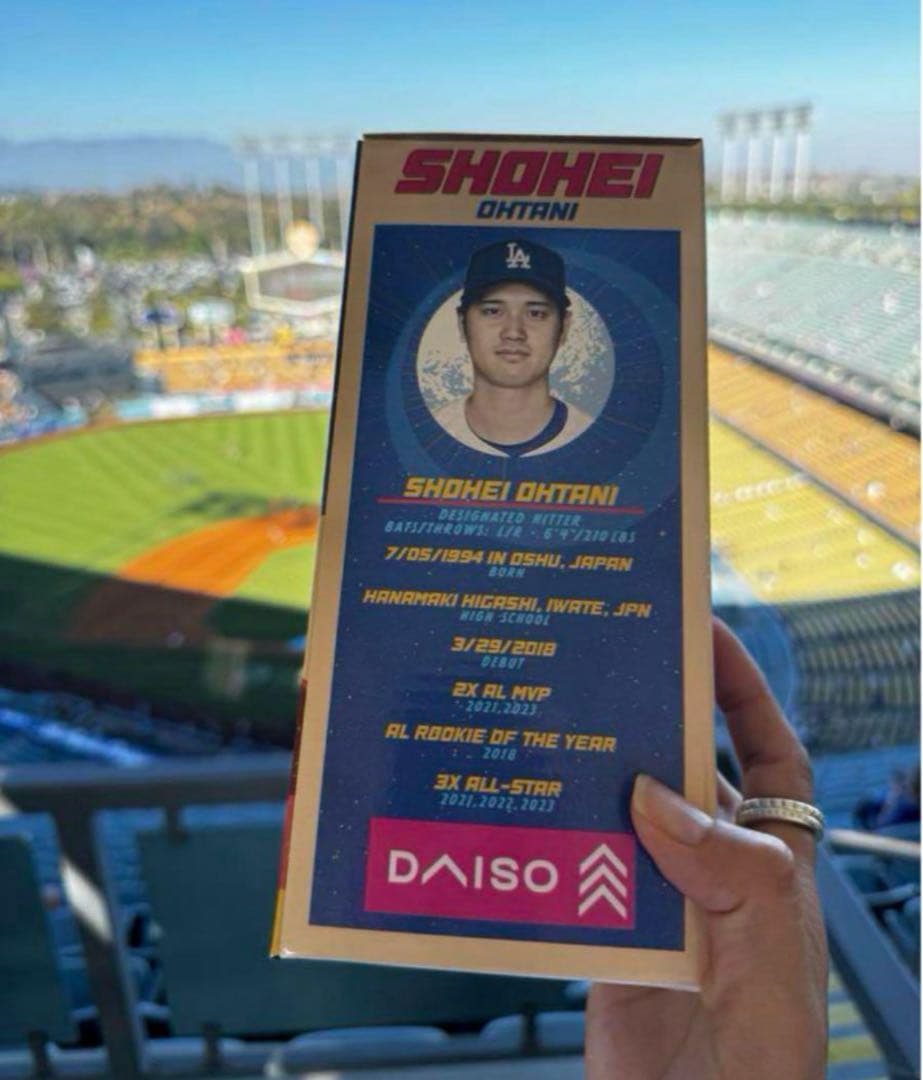 大谷翔平　デコピン　ゴールド　ボブルヘッド　来場者限定　スタジアム配布　新品