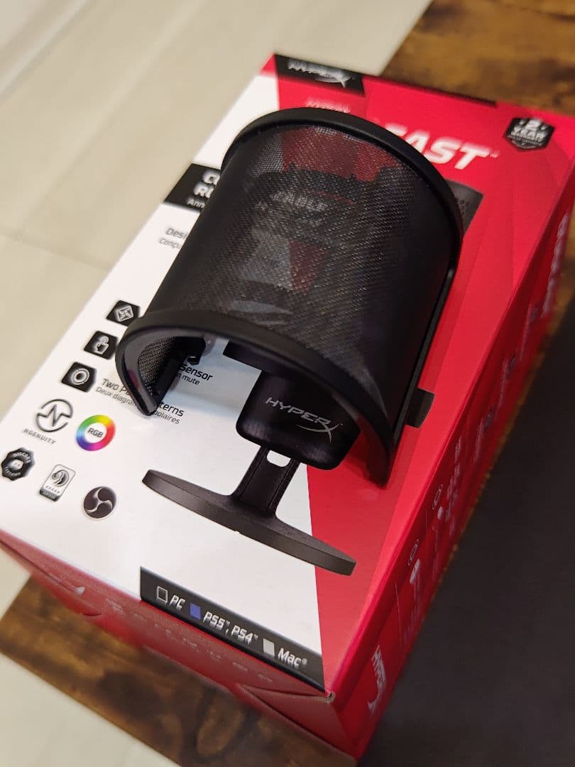 ハイパーエックス DuoCast USBスタンドアロンマイク