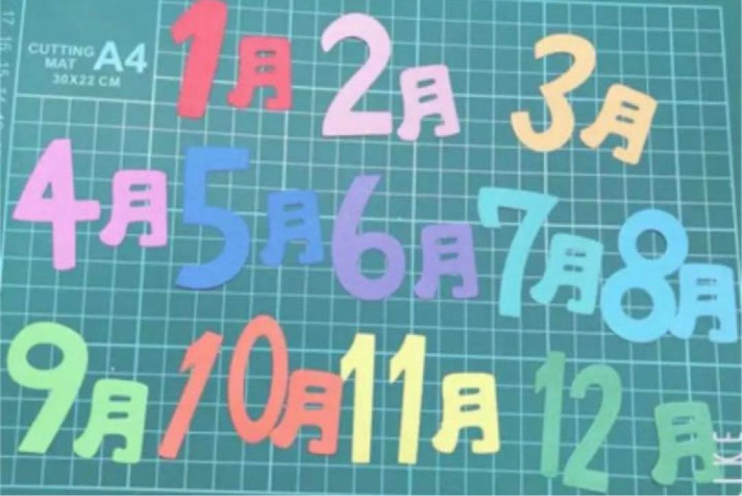 アルバム飾り　数字　オーダー受付中　（＾∇＾）