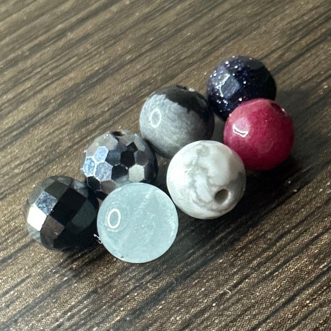 ■ Chrome Hearts ビーズ ブレスレット クロスボール ■ 天然石