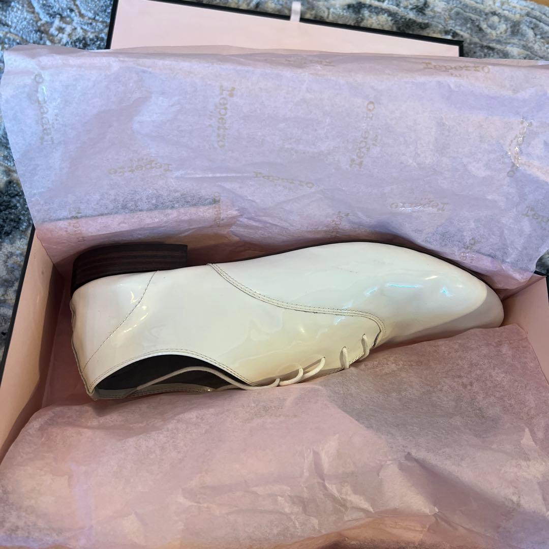C*s様 Repetto エナメル ホワイト ドレスシューズ 45