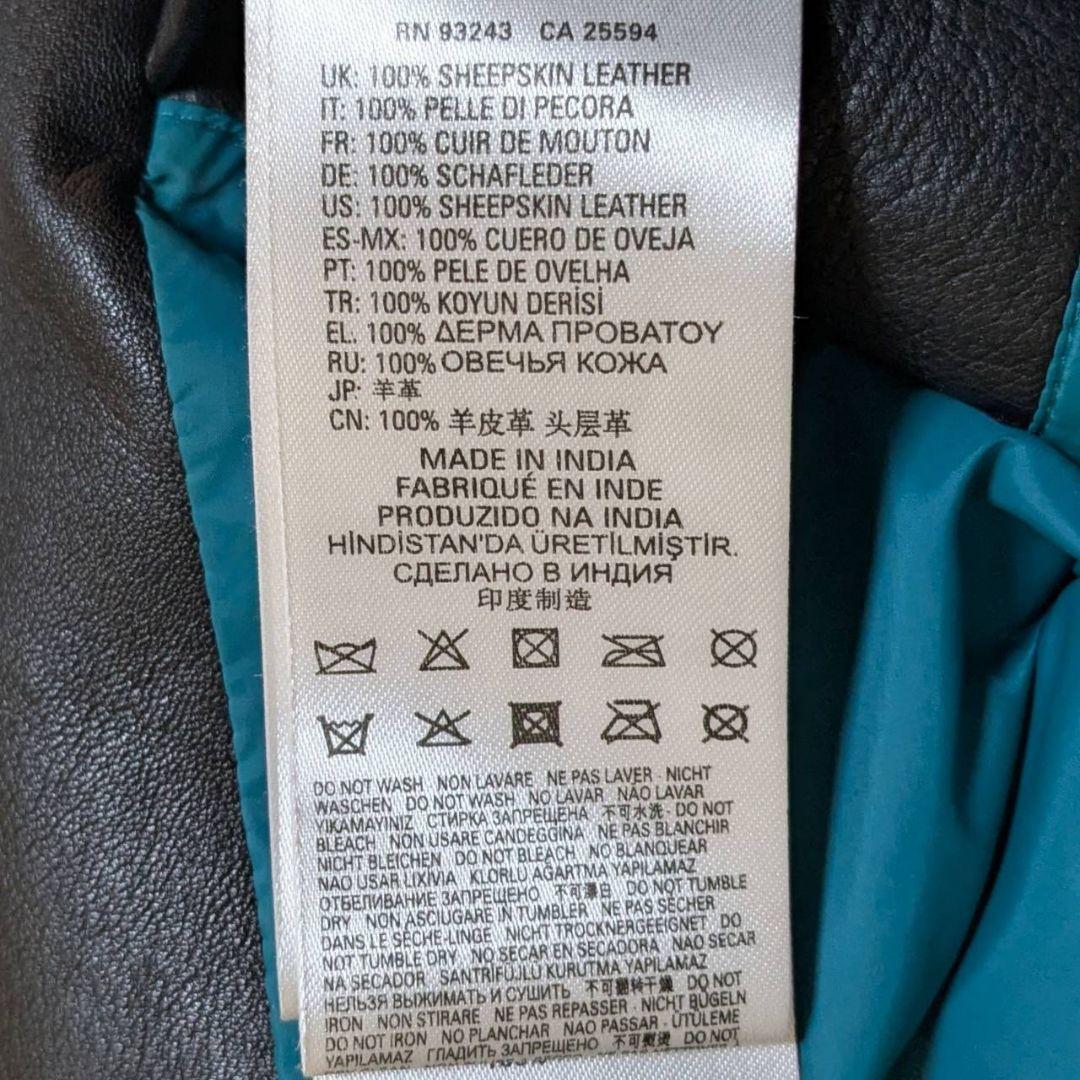 ✨美品✨ DIESEL L-SHIRO JACKET 羊革 ライダースジャケット