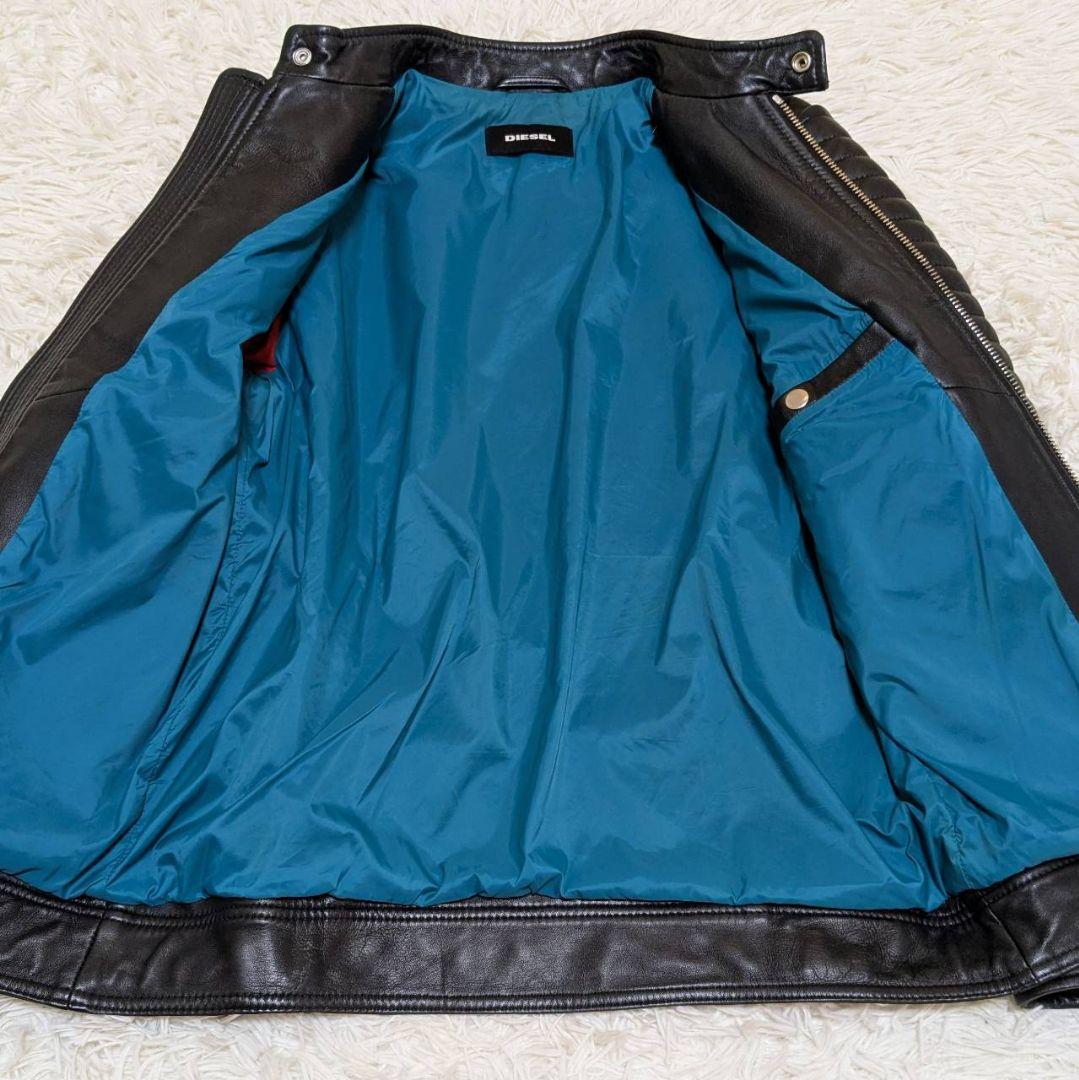 ✨美品✨ DIESEL L-SHIRO JACKET 羊革 ライダースジャケット