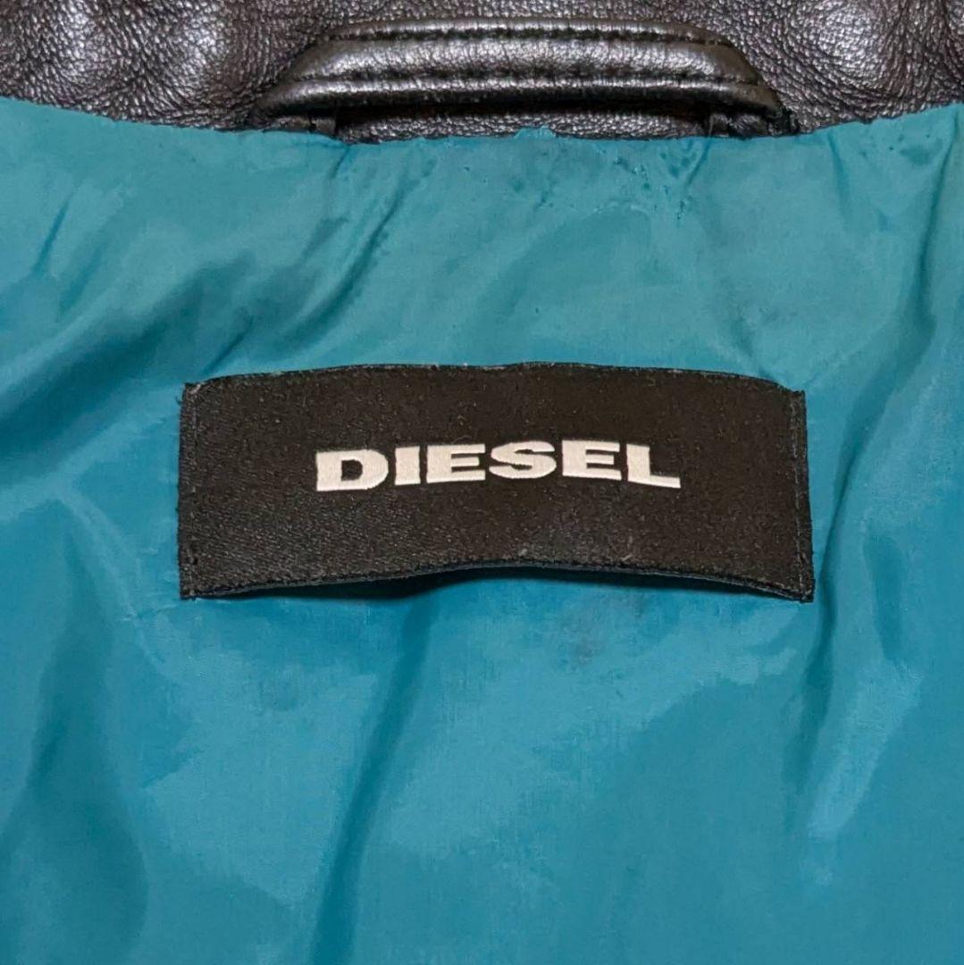✨美品✨ DIESEL L-SHIRO JACKET 羊革 ライダースジャケット