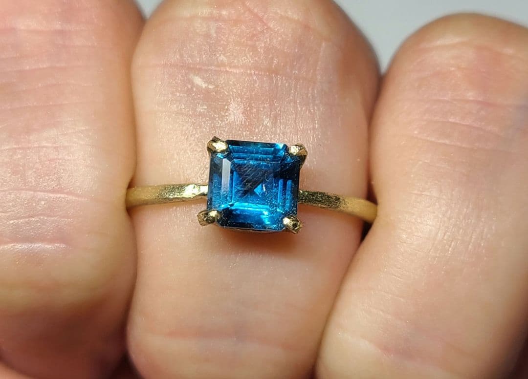 Maho★アフガニスタン産インディゴライトトルマリン★リングオーダー