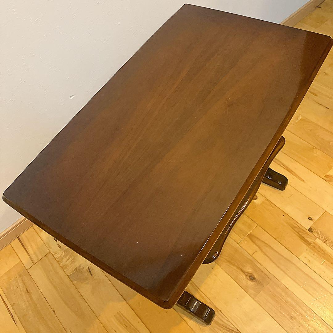 カリモクkarimoku サイドテーブル マガジンラック付 コロニアル 机 花台