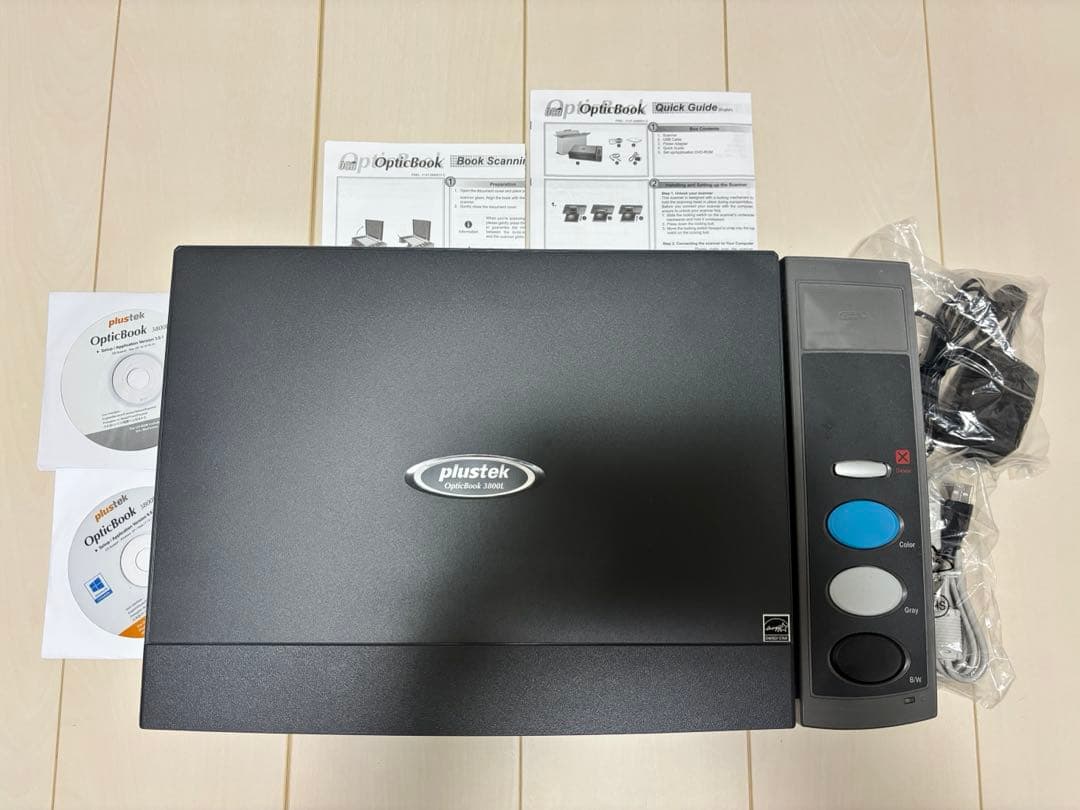 Plustek OpticBook 3800L 動作確認済 ブックスキャナ