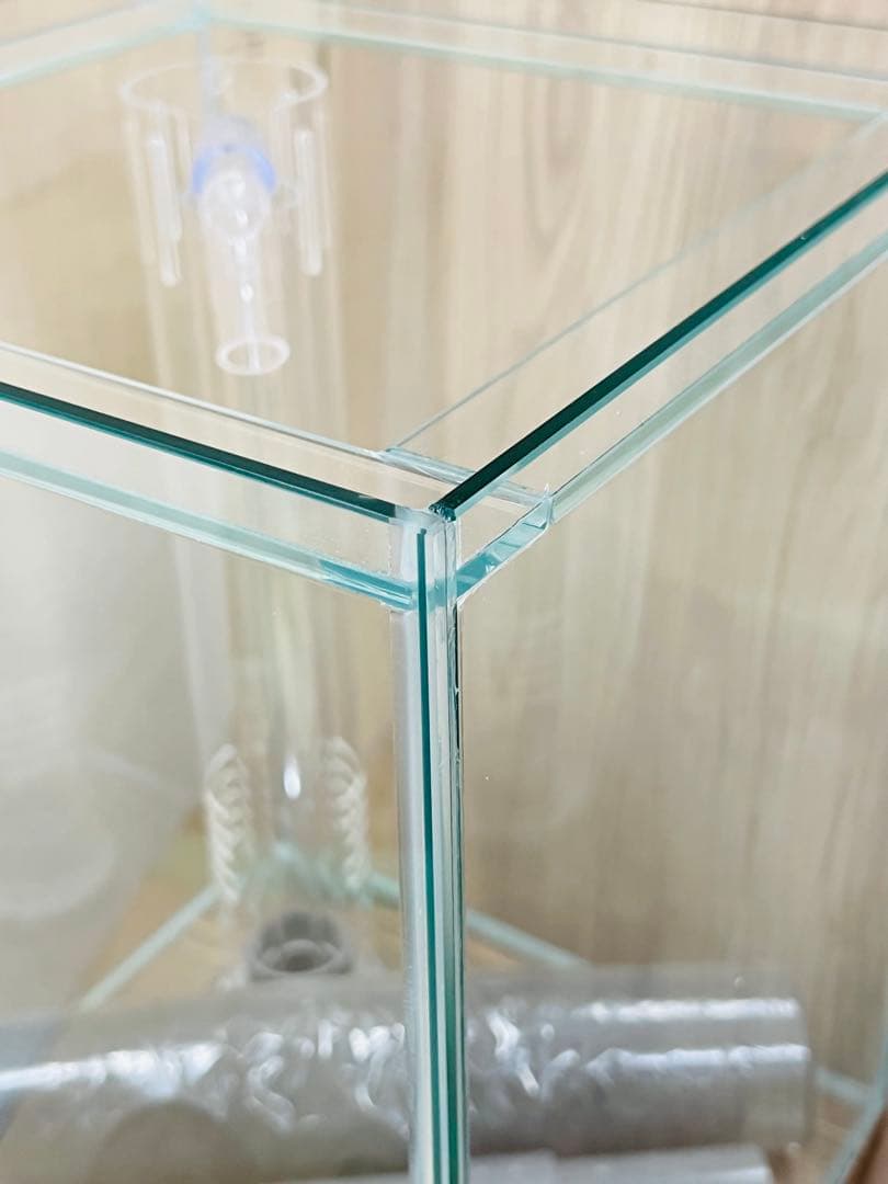 1セット限定　300ｘ300ｘ400オーバーフロー水槽セット　フランジ加工付