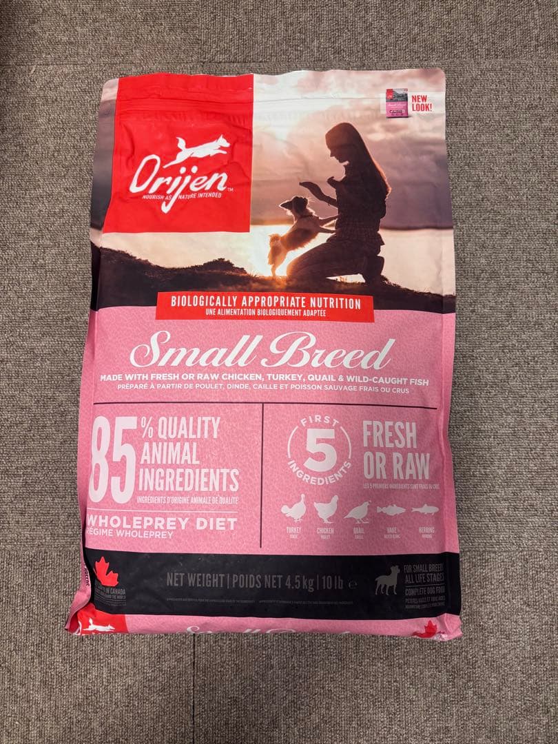 orijen オリジンスモールブリード4.5kg