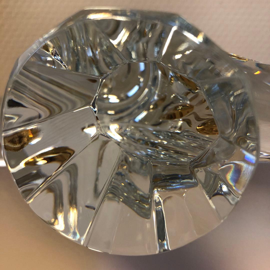 damk　新品　バカラクリスタルガラス製の鳥の花瓶