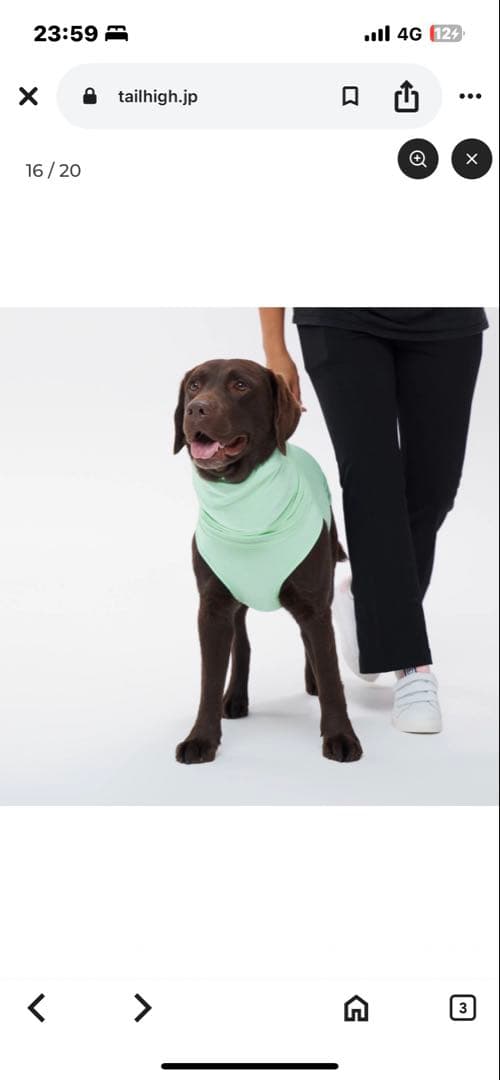 TAIL HIGH GO2 COOLING GUARD TOP Mサイズグリーン