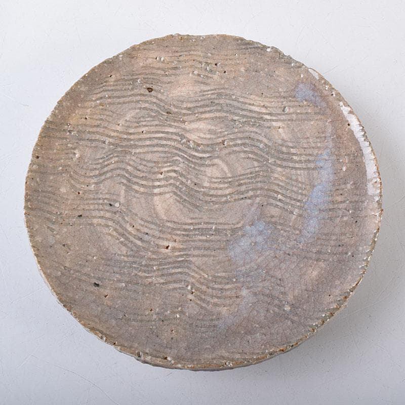 和食器　萩焼　十一世　坂高麗左衛門作　銘々皿　六客　共箱　V　R8630