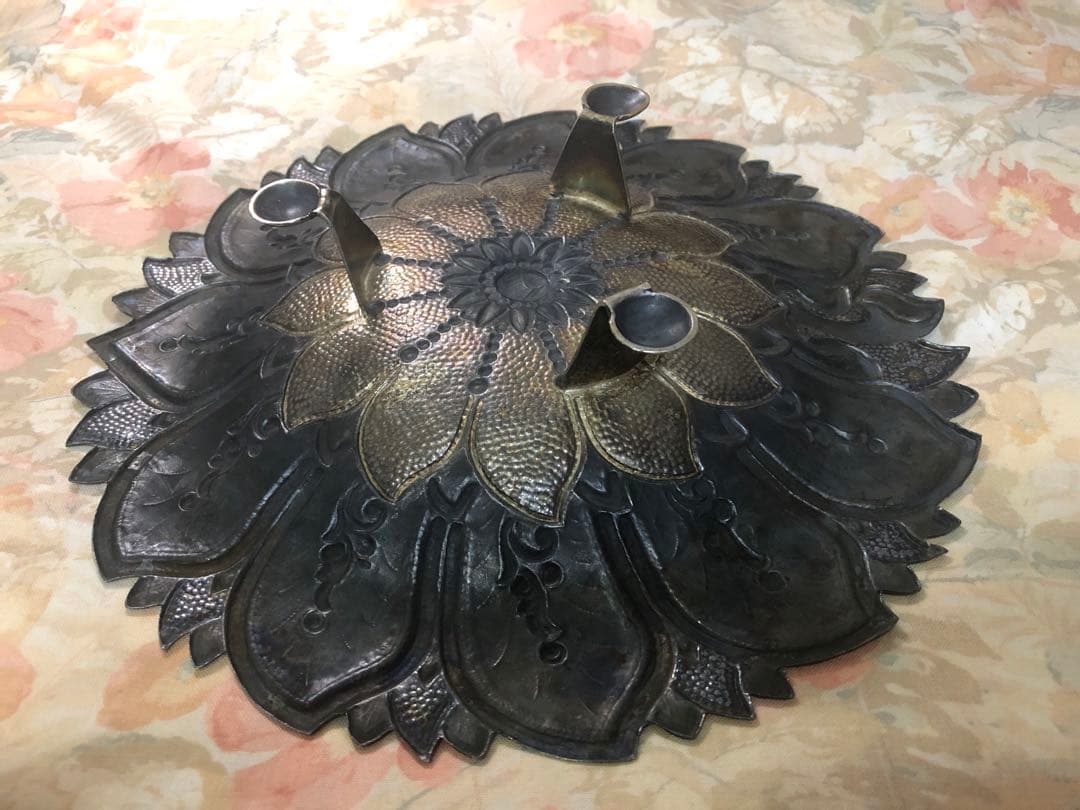 シルバー800銀飾り皿 320g