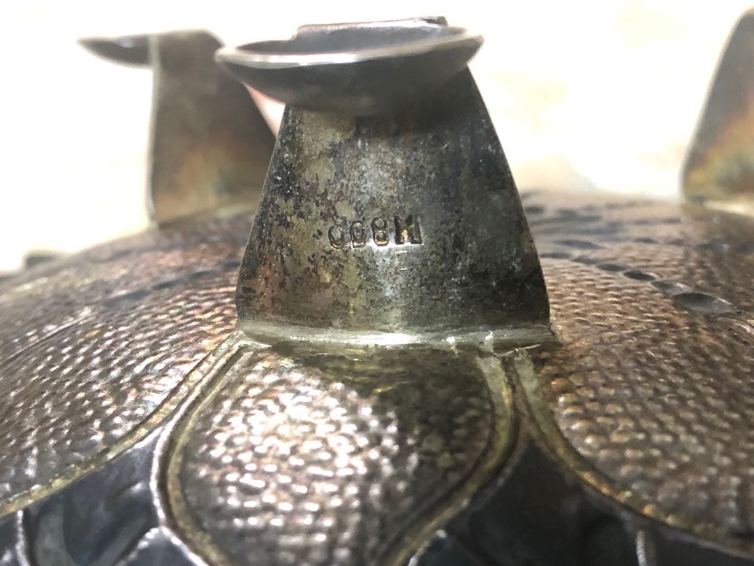 シルバー800銀飾り皿 320g