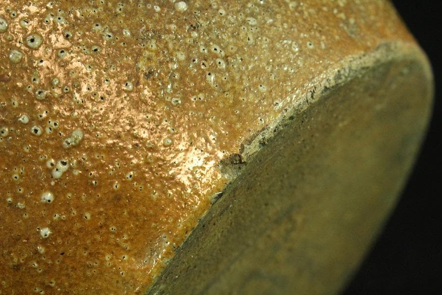 古い 信楽 茶壷 六古窯(K-XA845)