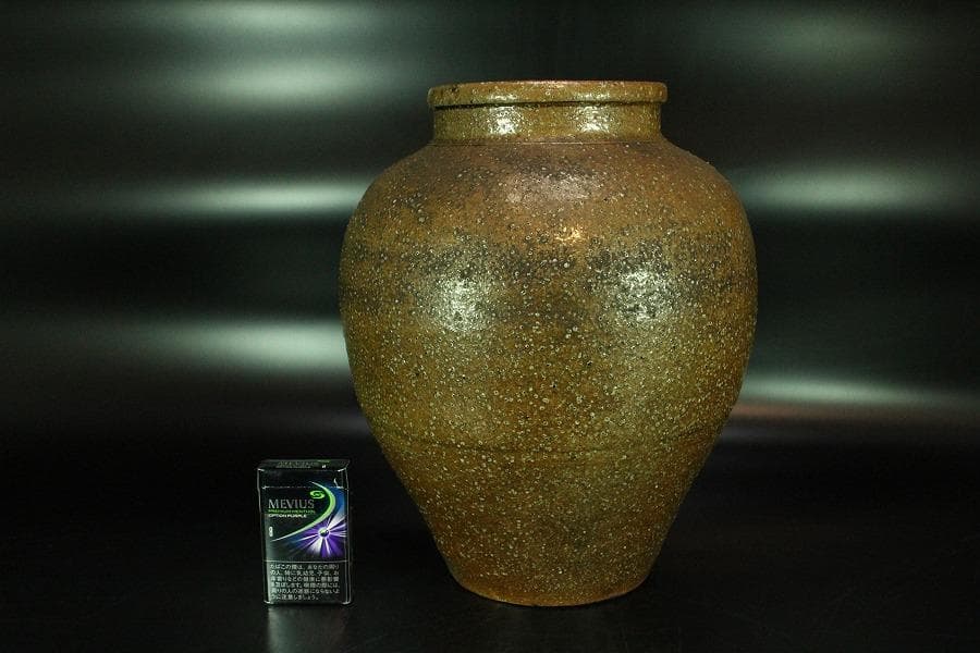 古い 信楽 茶壷 六古窯(K-XA845)