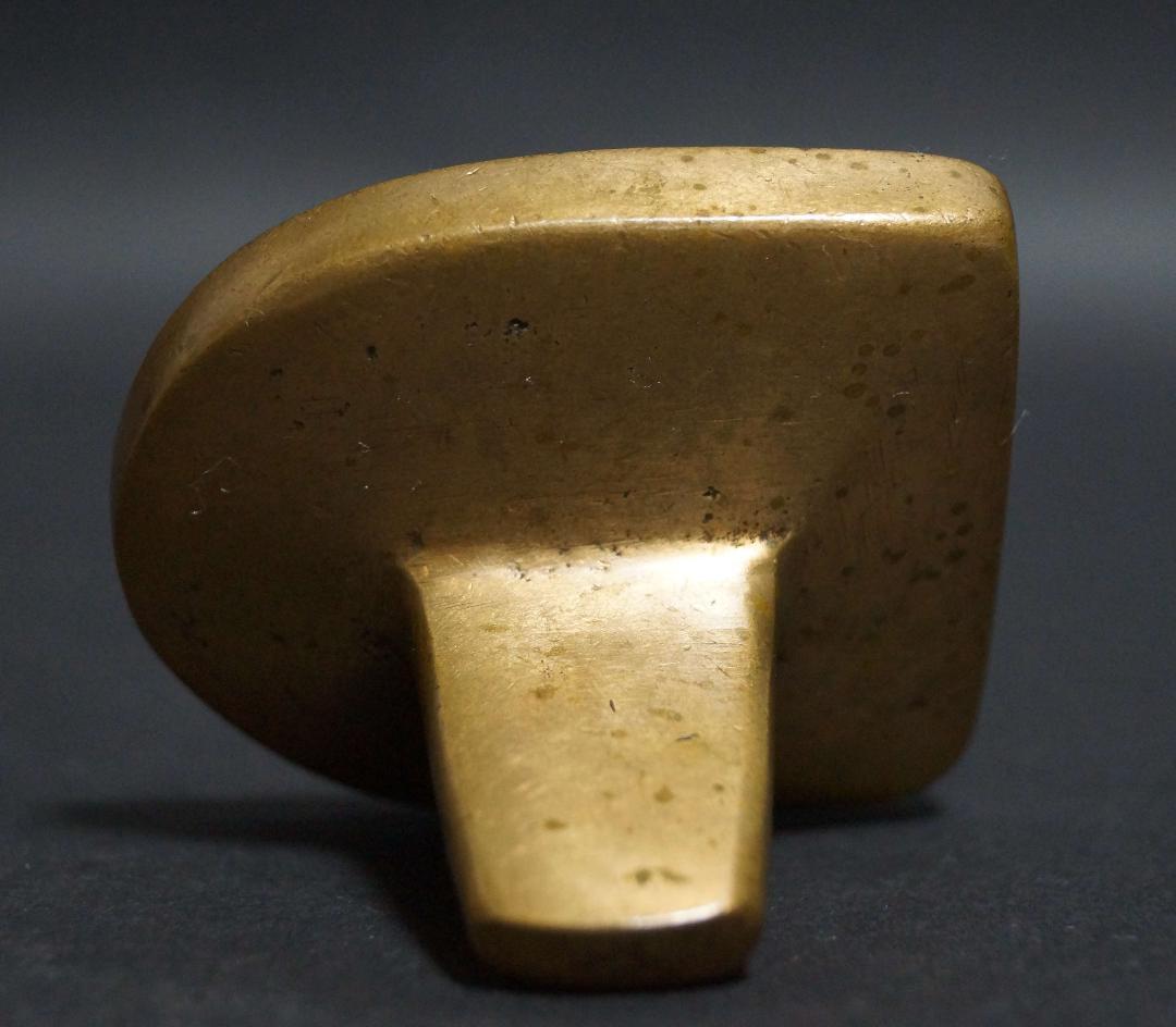 オールドチベット古銅製擦擦鋳型ツァツァモールド文殊菩薩 (マンジュシュリ) 置物