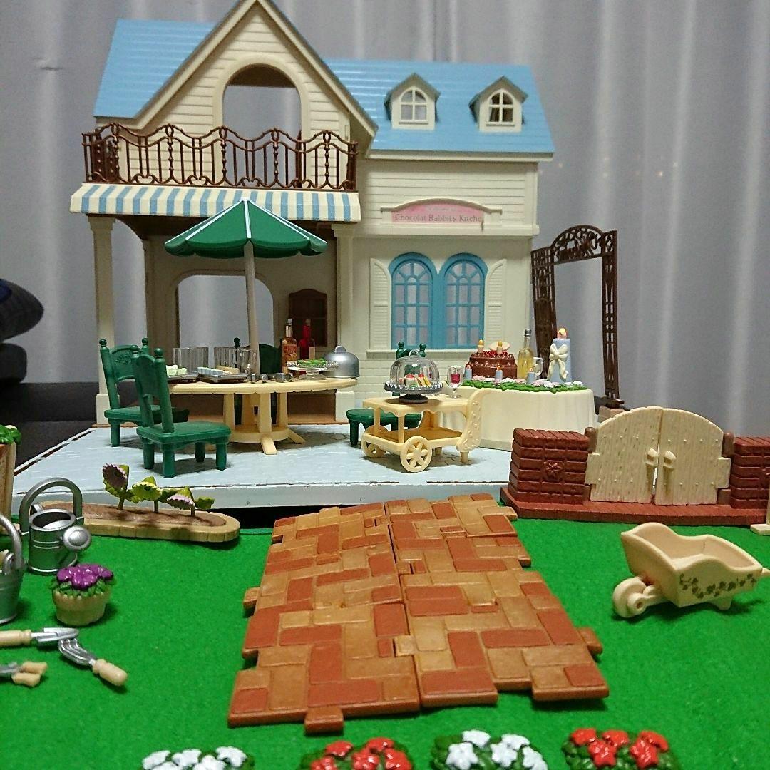 シルバニア＊お家はすてきなあこがれのお店～スペシャルパーティーセット&ガーデン