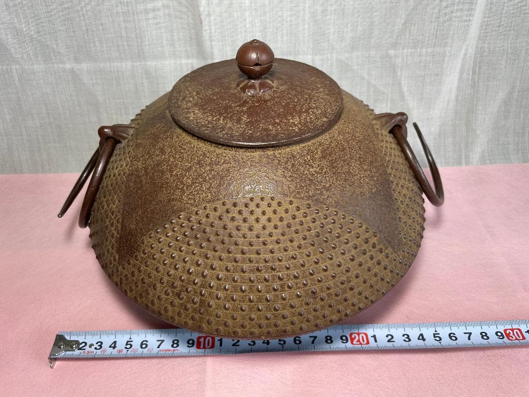 南部鉄瓶　南部鉄器　鉄瓶　湯沸かし　茶釜　南部三厳堂　ヴィンテージ
