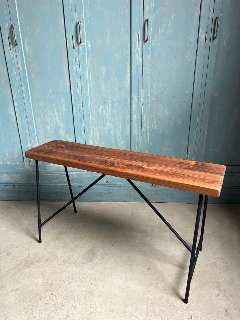 カフェ風べンチ　アイアンベンチ　ベンチ