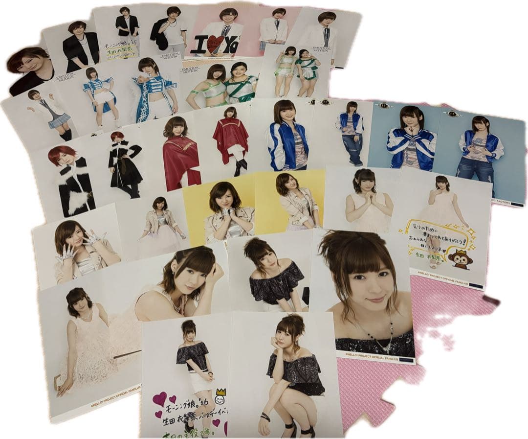 生田衣梨奈モーニング娘。生写真133枚グッズピンナップポスターまとめ売りセット